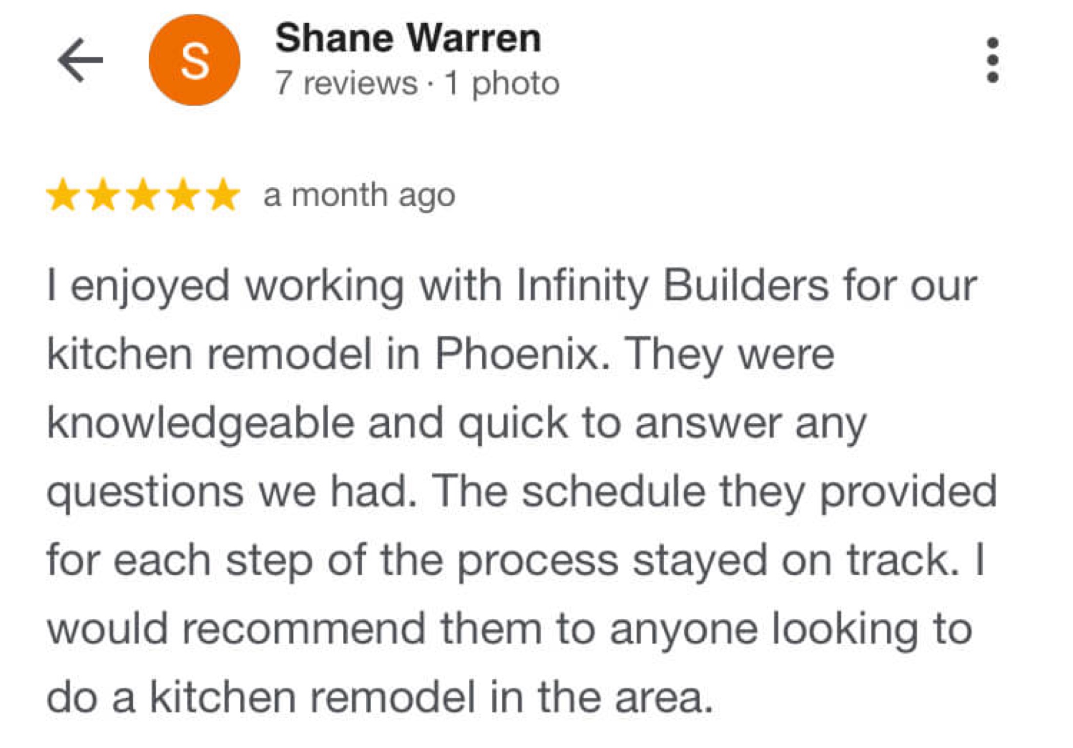 Infinity Builders project photograph